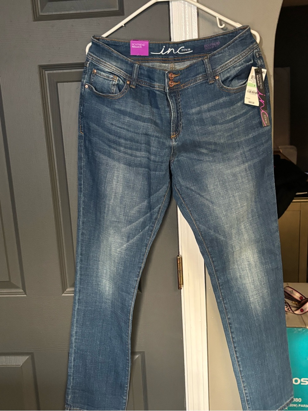 INC International Concepts Medium Wash Skinny Jeans